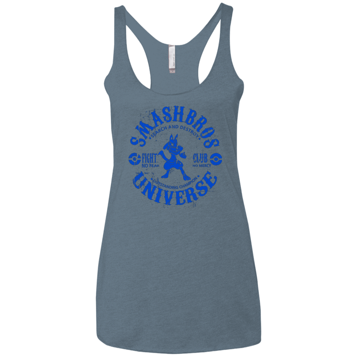 T-Shirts Indigo / X-Small SAFFRON CHAMPION 3 Women's Triblend Racerback Tank