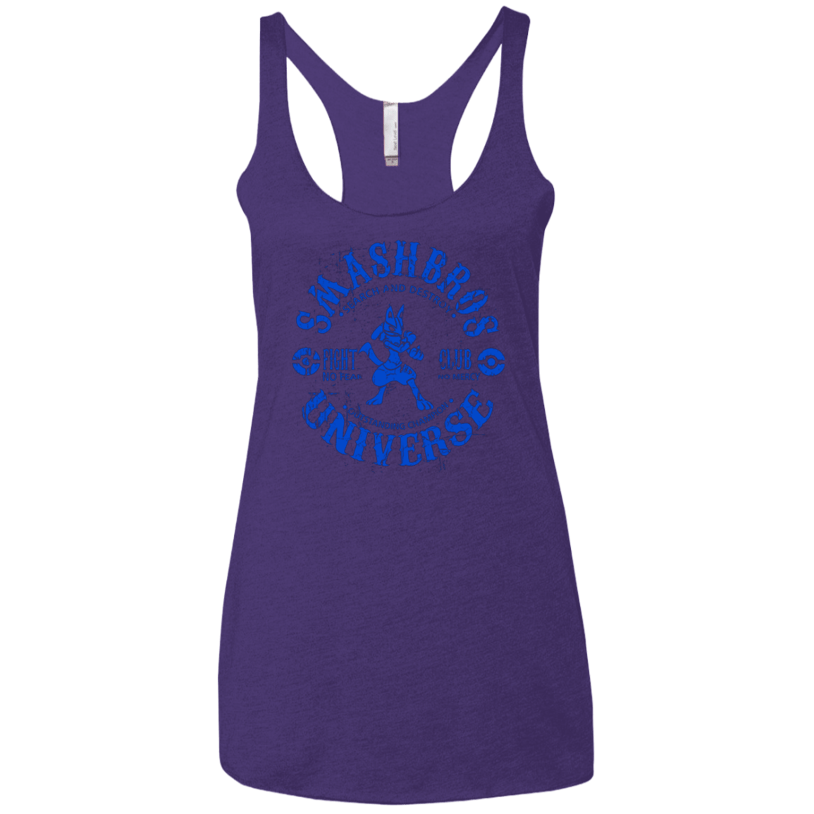 T-Shirts Purple / X-Small SAFFRON CHAMPION 3 Women's Triblend Racerback Tank