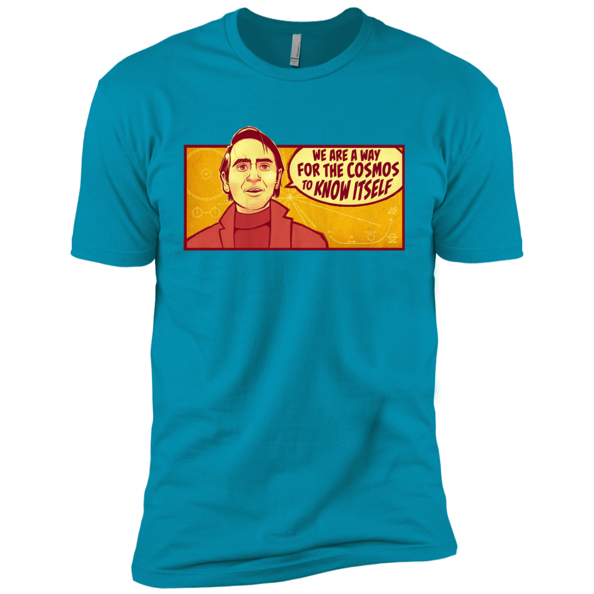 T-Shirts Turquoise / YXS SAGAN Cosmos Boys Premium T-Shirt