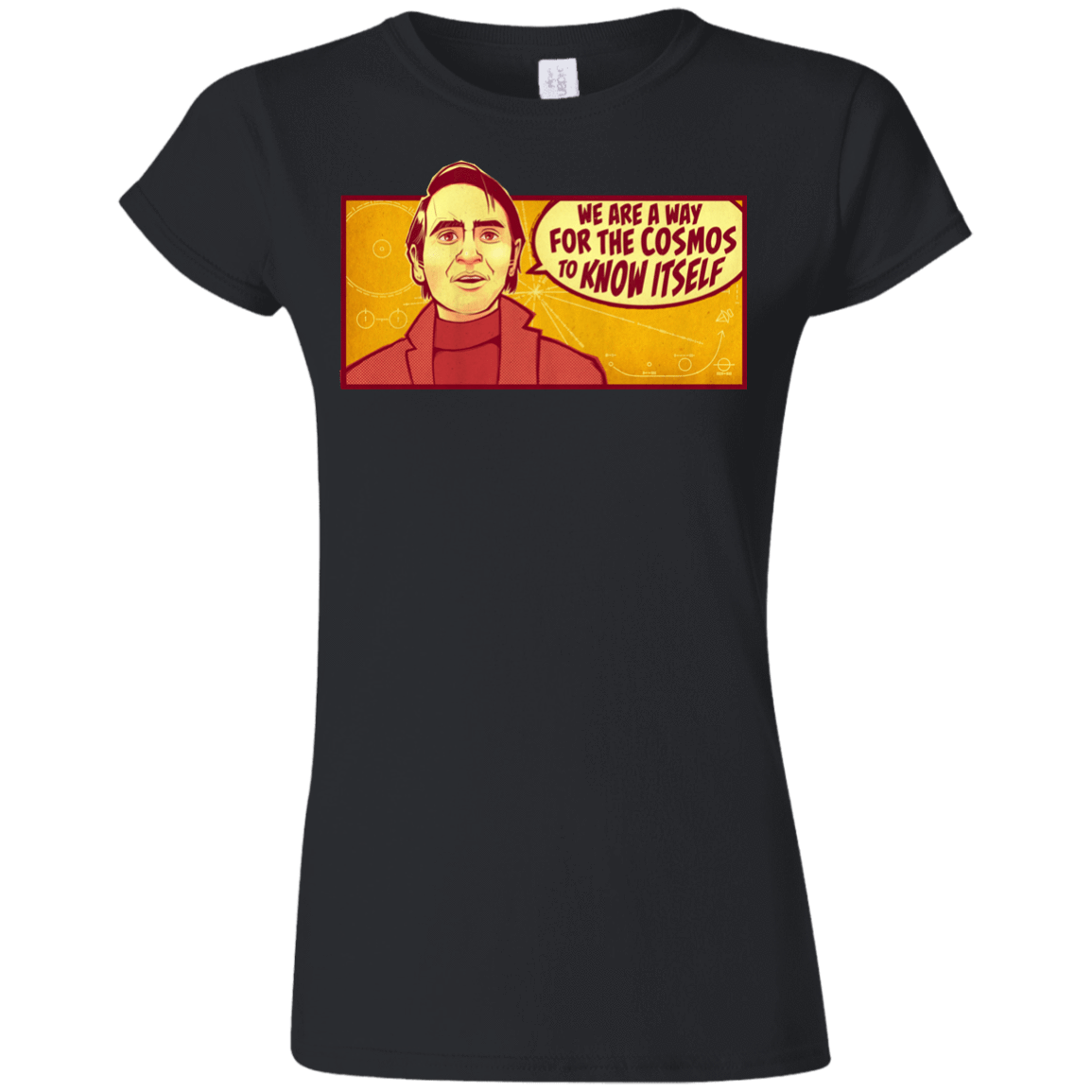 T-Shirts Black / S SAGAN Cosmos Junior Slimmer-Fit T-Shirt