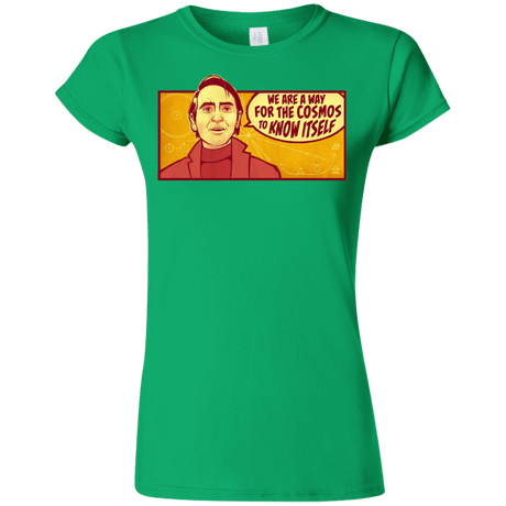 T-Shirts Irish Green / S SAGAN Cosmos Junior Slimmer-Fit T-Shirt