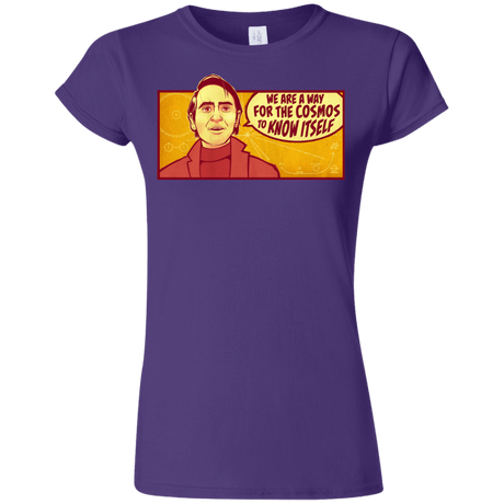 T-Shirts Purple / S SAGAN Cosmos Junior Slimmer-Fit T-Shirt