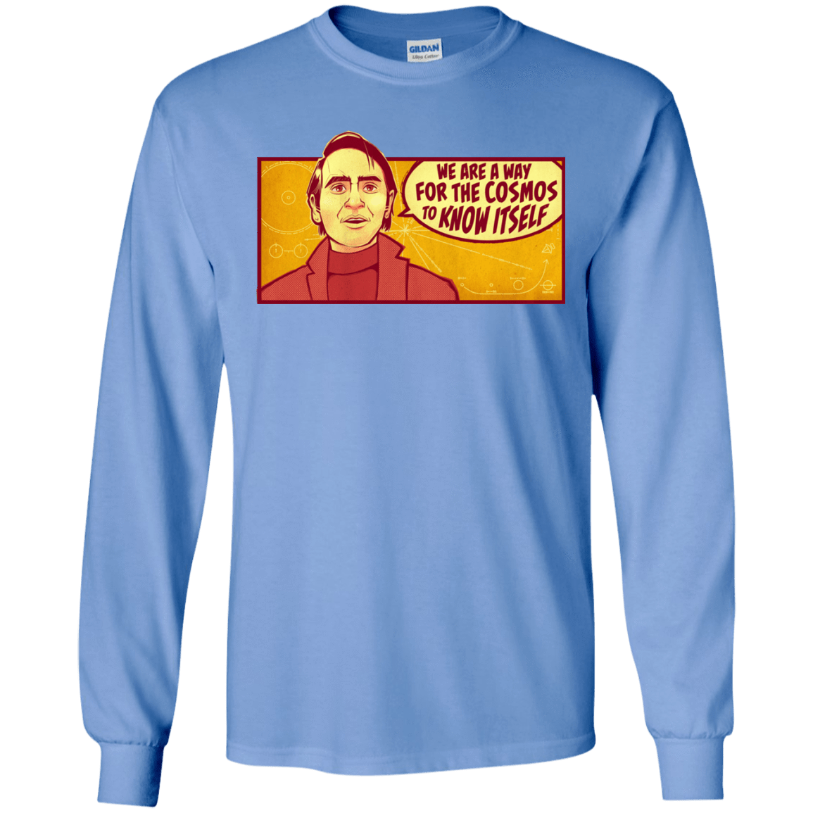 T-Shirts Carolina Blue / S SAGAN Cosmos Long Sleeve T-Shirt