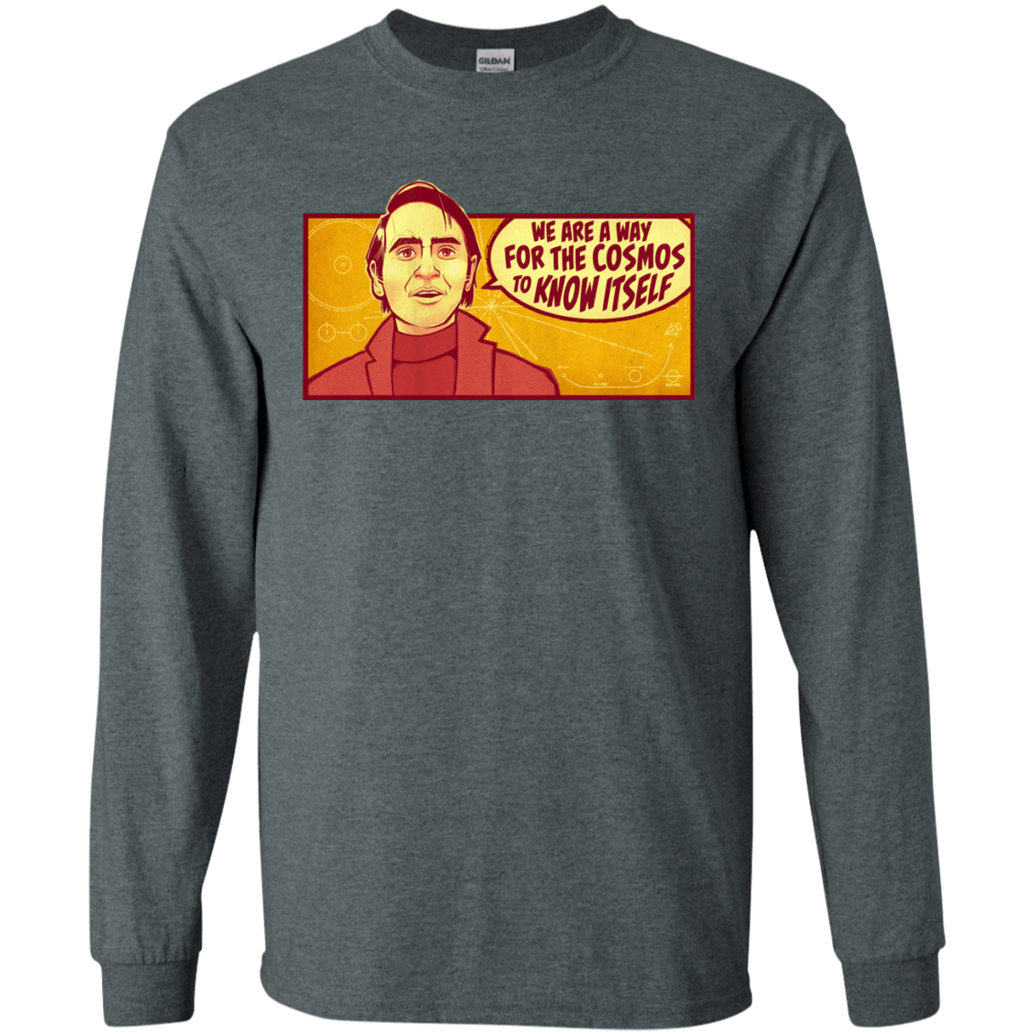 T-Shirts Dark Heather / S SAGAN Cosmos Long Sleeve T-Shirt