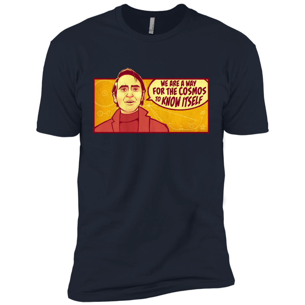 T-Shirts Midnight Navy / X-Small SAGAN Cosmos Men's Premium T-Shirt