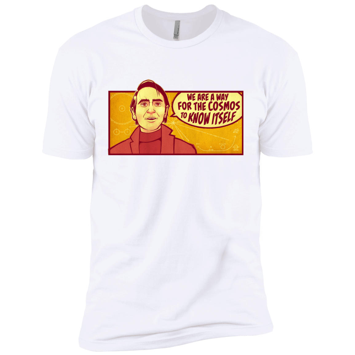 T-Shirts White / X-Small SAGAN Cosmos Men's Premium T-Shirt