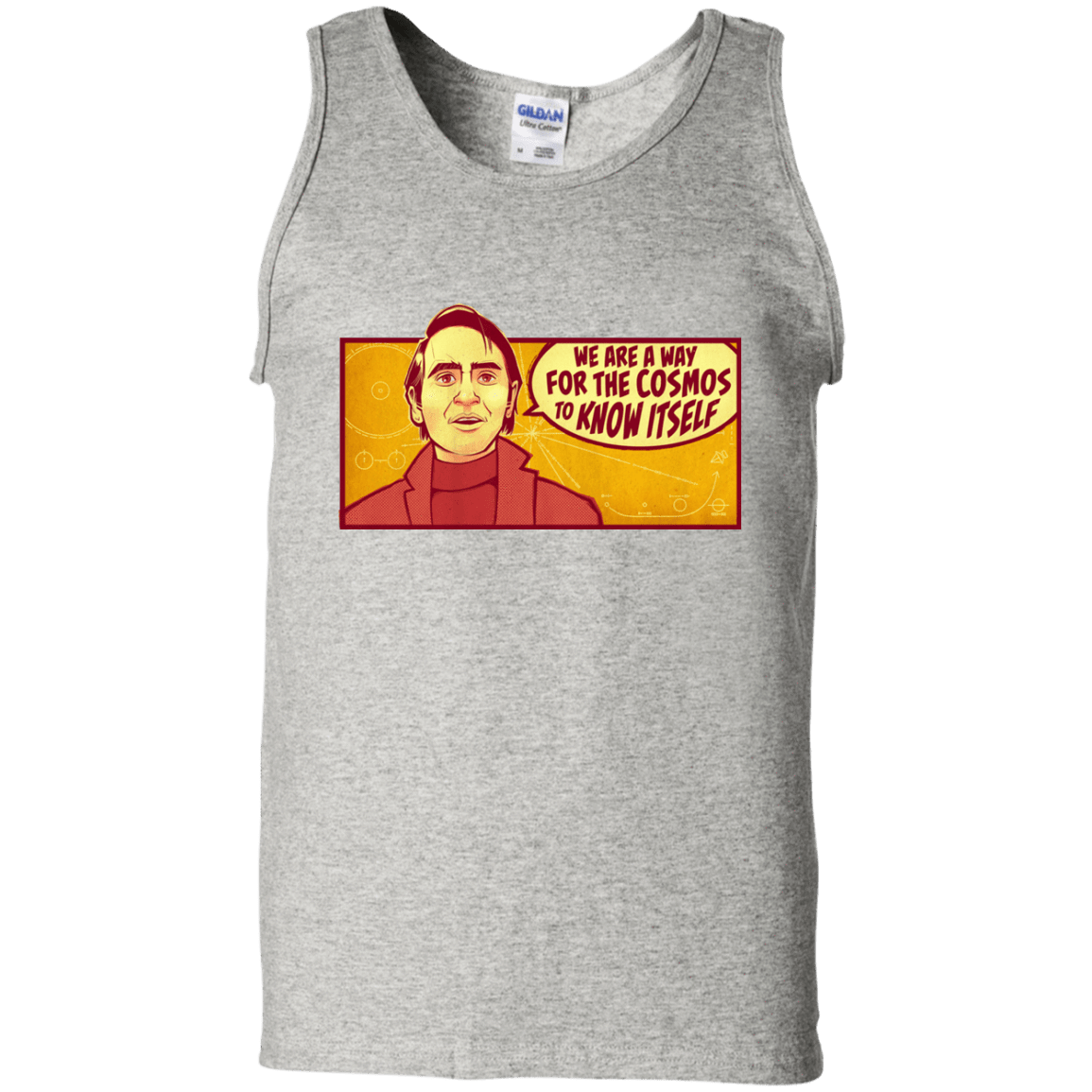 T-Shirts Ash / S SAGAN Cosmos Men's Tank Top