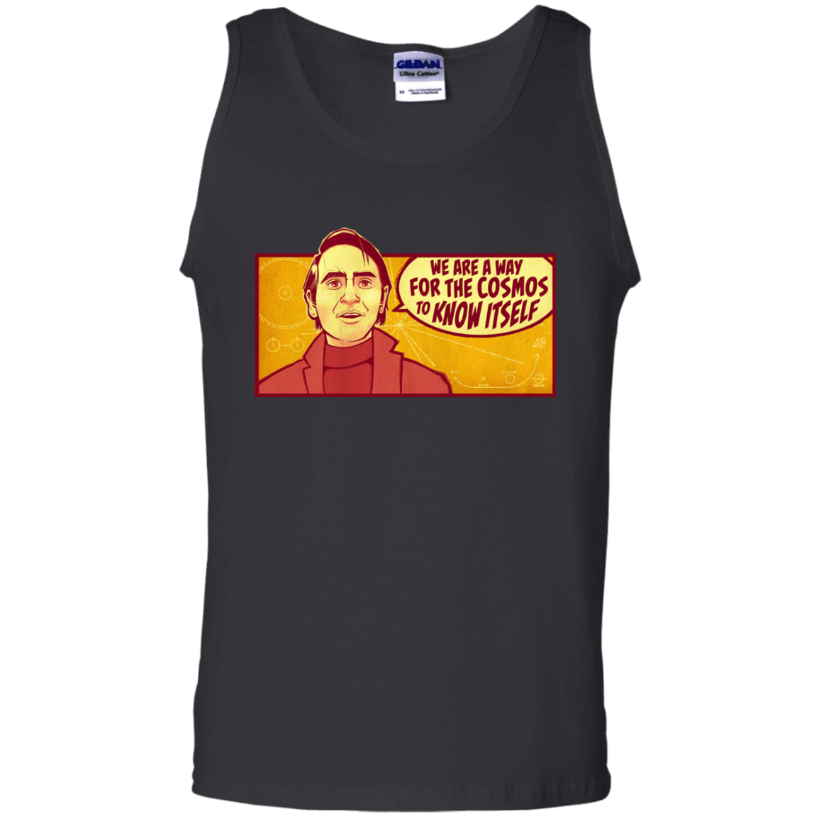 T-Shirts Black / S SAGAN Cosmos Men's Tank Top