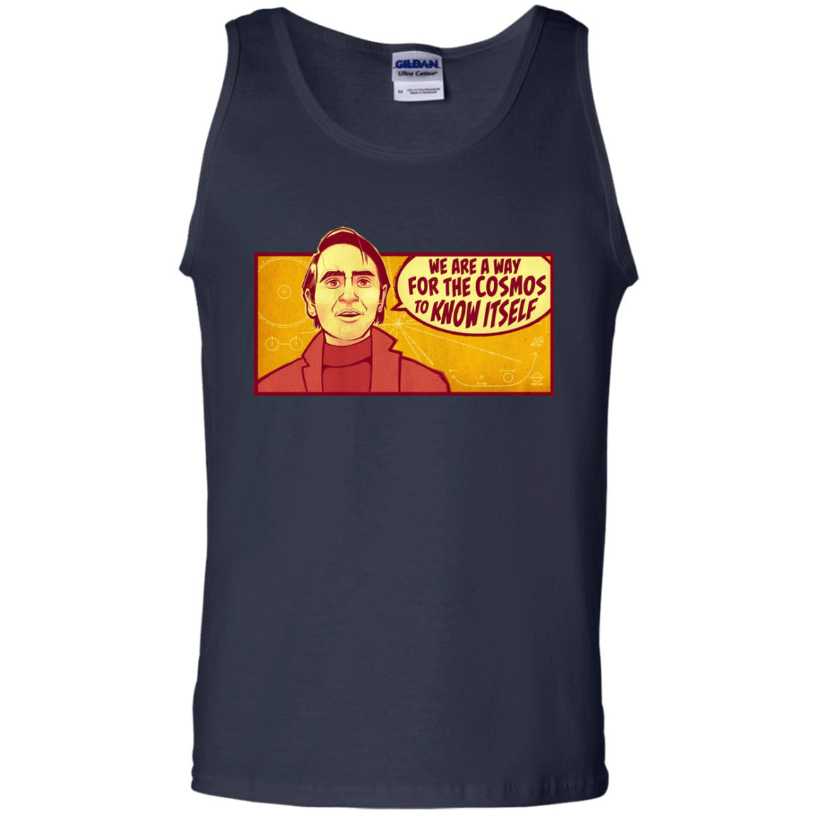 T-Shirts Navy / S SAGAN Cosmos Men's Tank Top