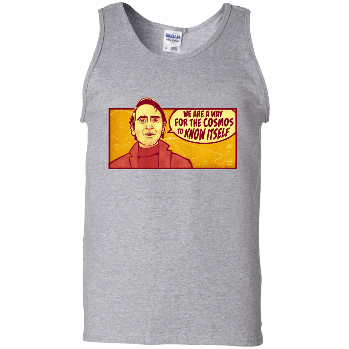 T-Shirts Sport Grey / S SAGAN Cosmos Men's Tank Top