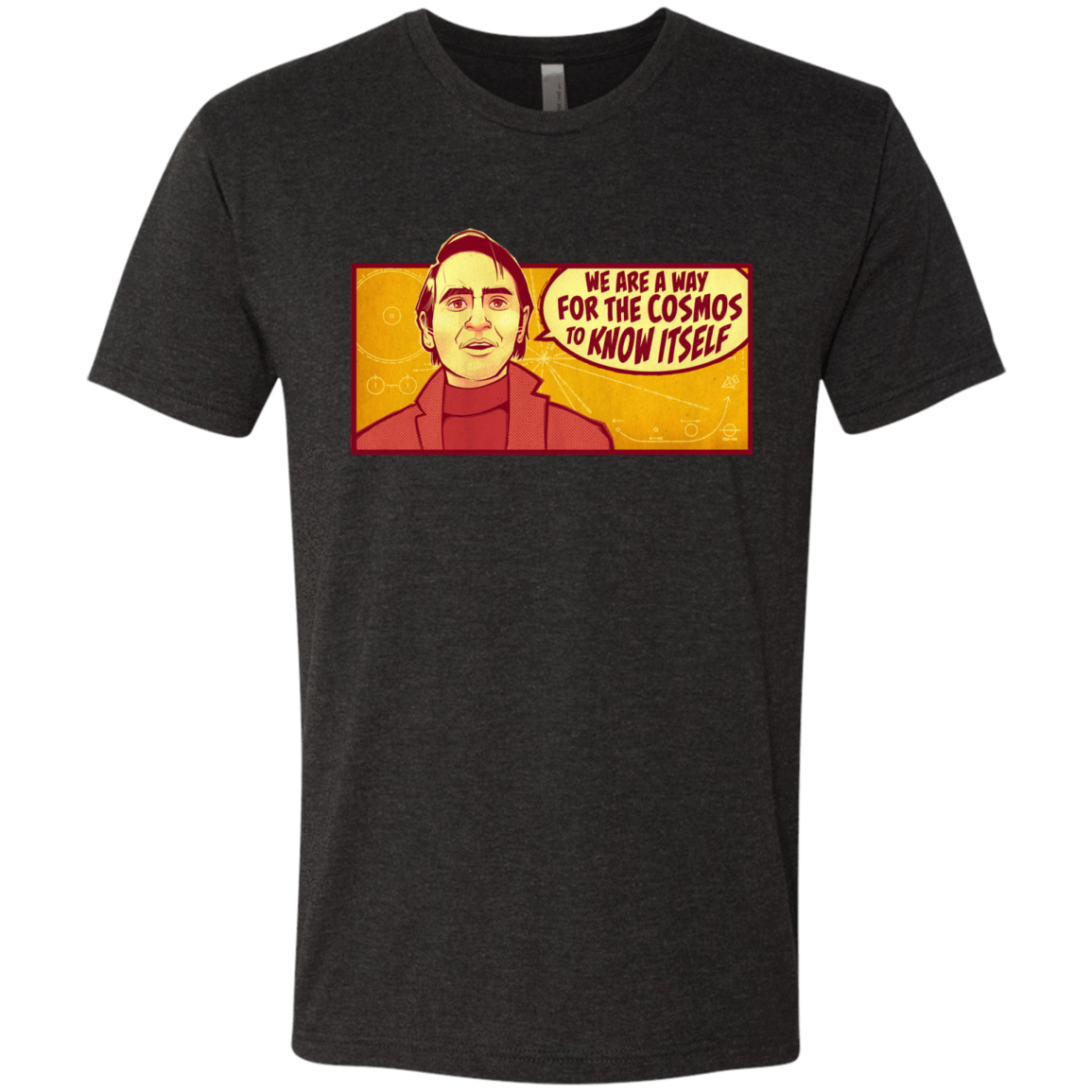 T-Shirts Vintage Black / S SAGAN Cosmos Men's Triblend T-Shirt