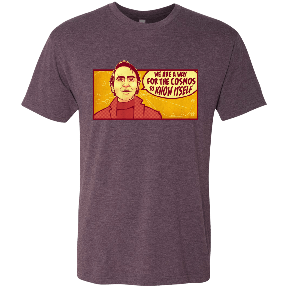 T-Shirts Vintage Purple / S SAGAN Cosmos Men's Triblend T-Shirt