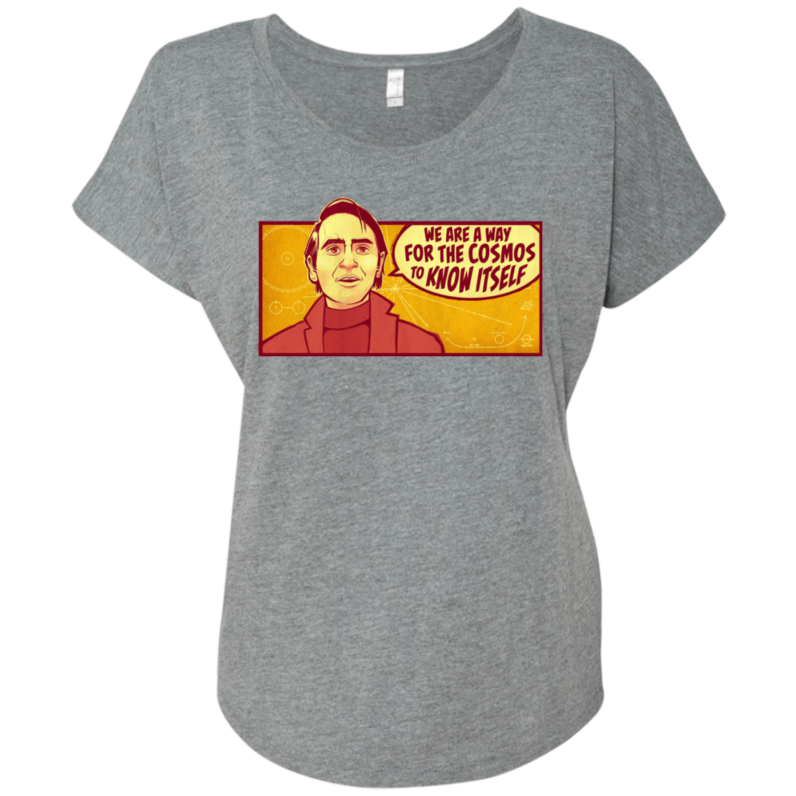 T-Shirts Premium Heather / X-Small SAGAN Cosmos Triblend Dolman Sleeve