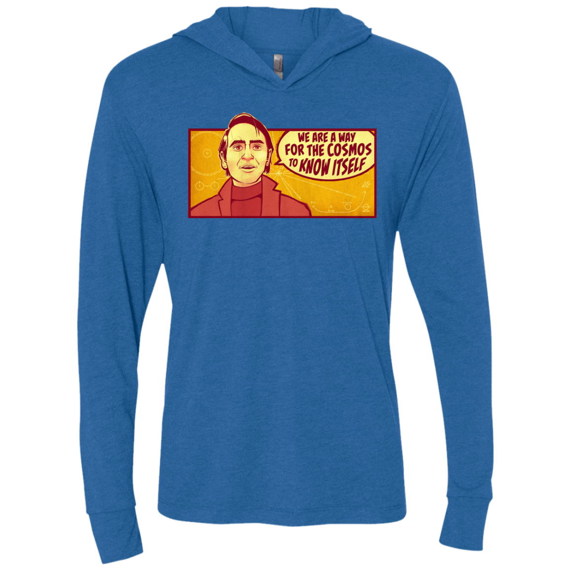 T-Shirts Vintage Royal / X-Small SAGAN Cosmos Triblend Long Sleeve Hoodie Tee