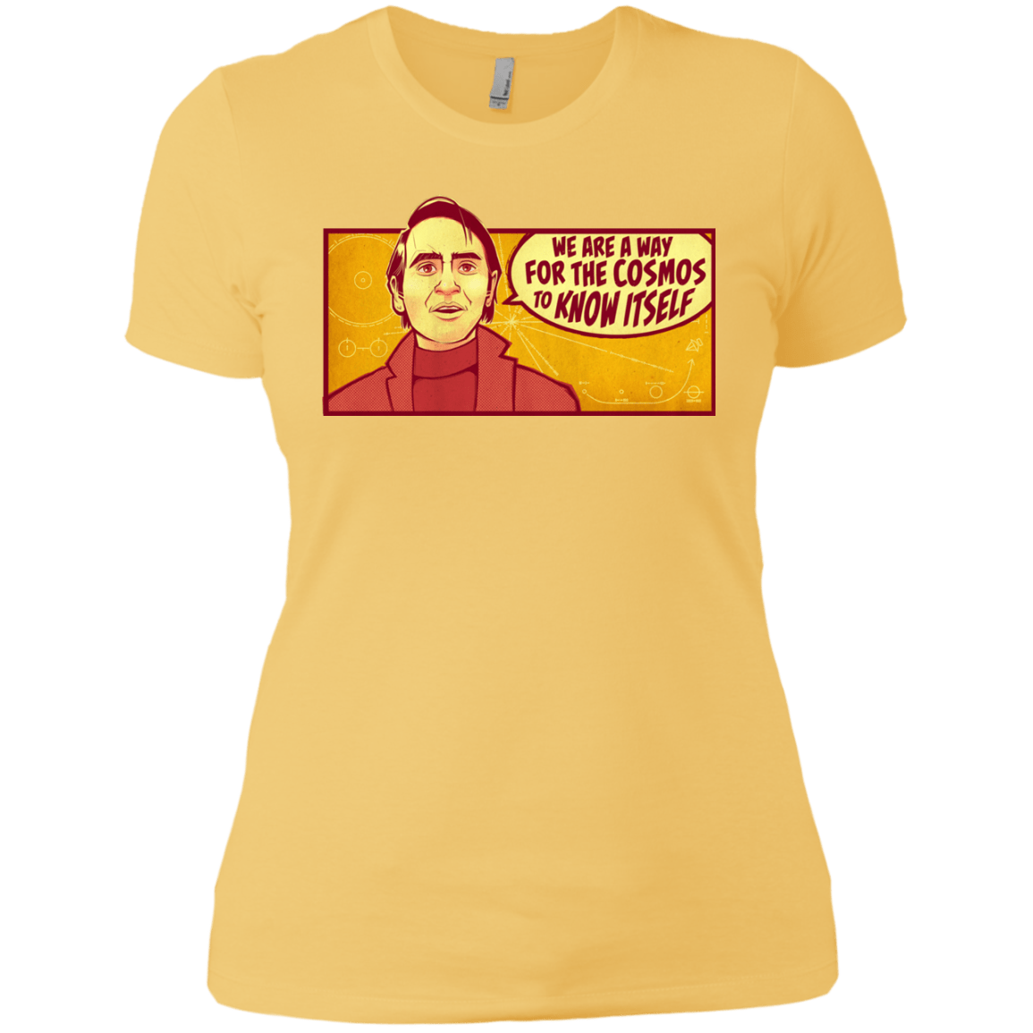 T-Shirts Banana Cream/ / X-Small SAGAN Cosmos Women's Premium T-Shirt