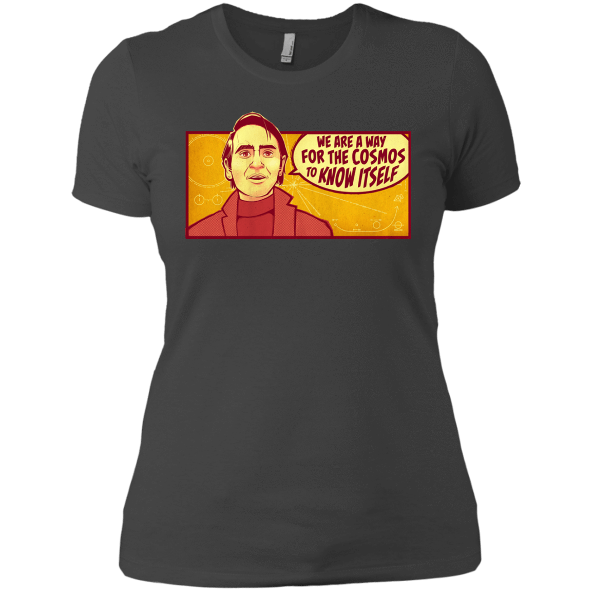 T-Shirts Heavy Metal / X-Small SAGAN Cosmos Women's Premium T-Shirt