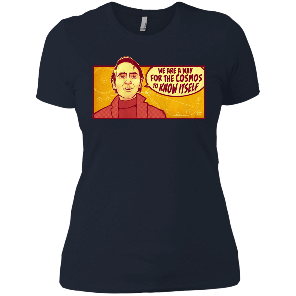 T-Shirts Midnight Navy / X-Small SAGAN Cosmos Women's Premium T-Shirt