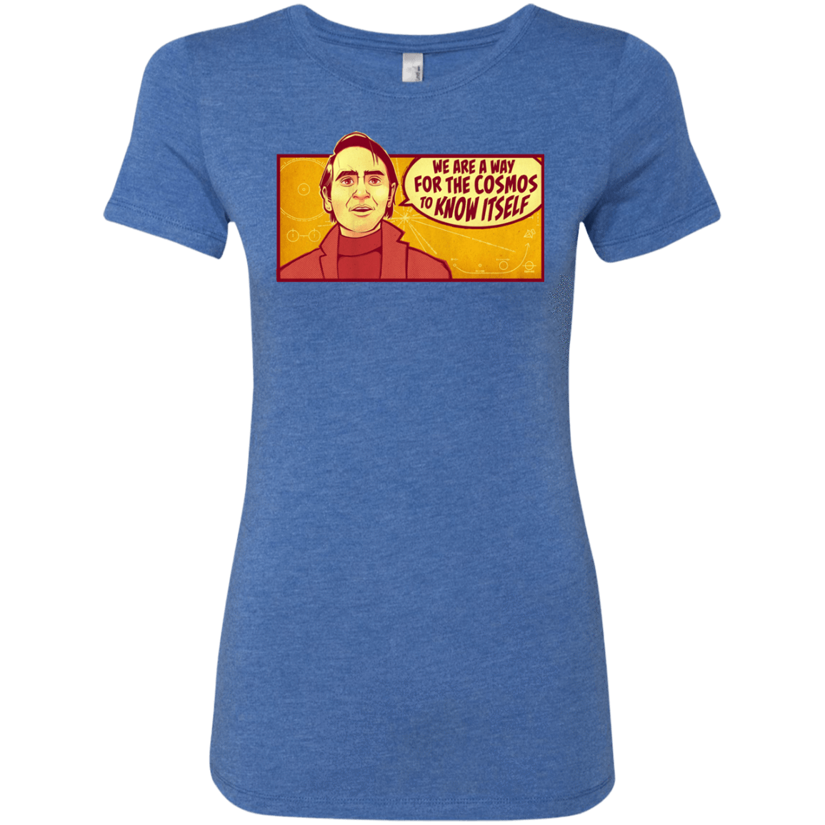 T-Shirts Vintage Royal / S SAGAN Cosmos Women's Triblend T-Shirt