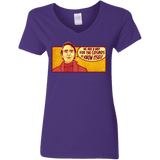 T-Shirts Purple / S SAGAN Cosmos Women's V-Neck T-Shirt
