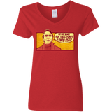 T-Shirts Red / S SAGAN Cosmos Women's V-Neck T-Shirt