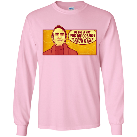 T-Shirts Light Pink / YS SAGAN Cosmos Youth Long Sleeve T-Shirt