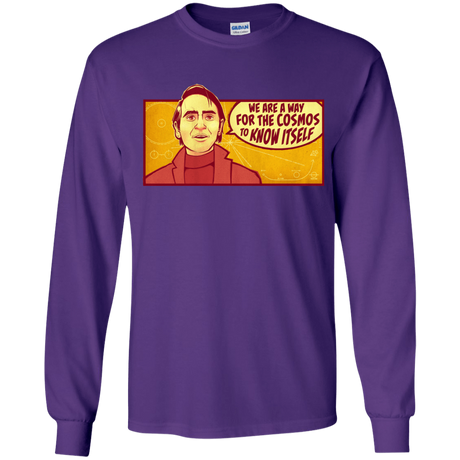 T-Shirts Purple / YS SAGAN Cosmos Youth Long Sleeve T-Shirt