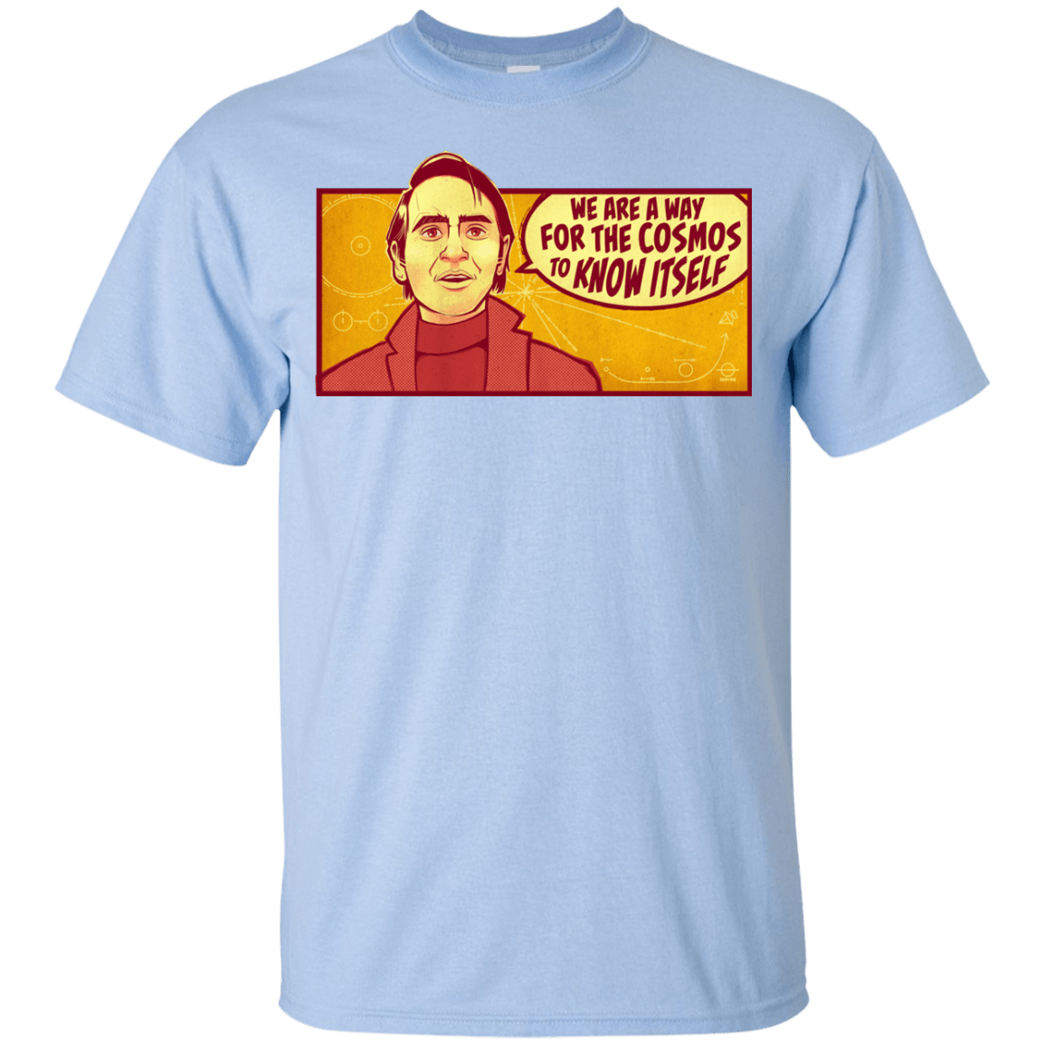 T-Shirts Light Blue / YXS SAGAN Cosmos Youth T-Shirt