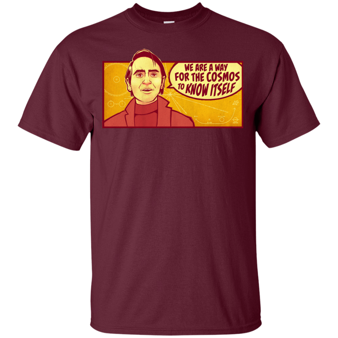 T-Shirts Maroon / YXS SAGAN Cosmos Youth T-Shirt