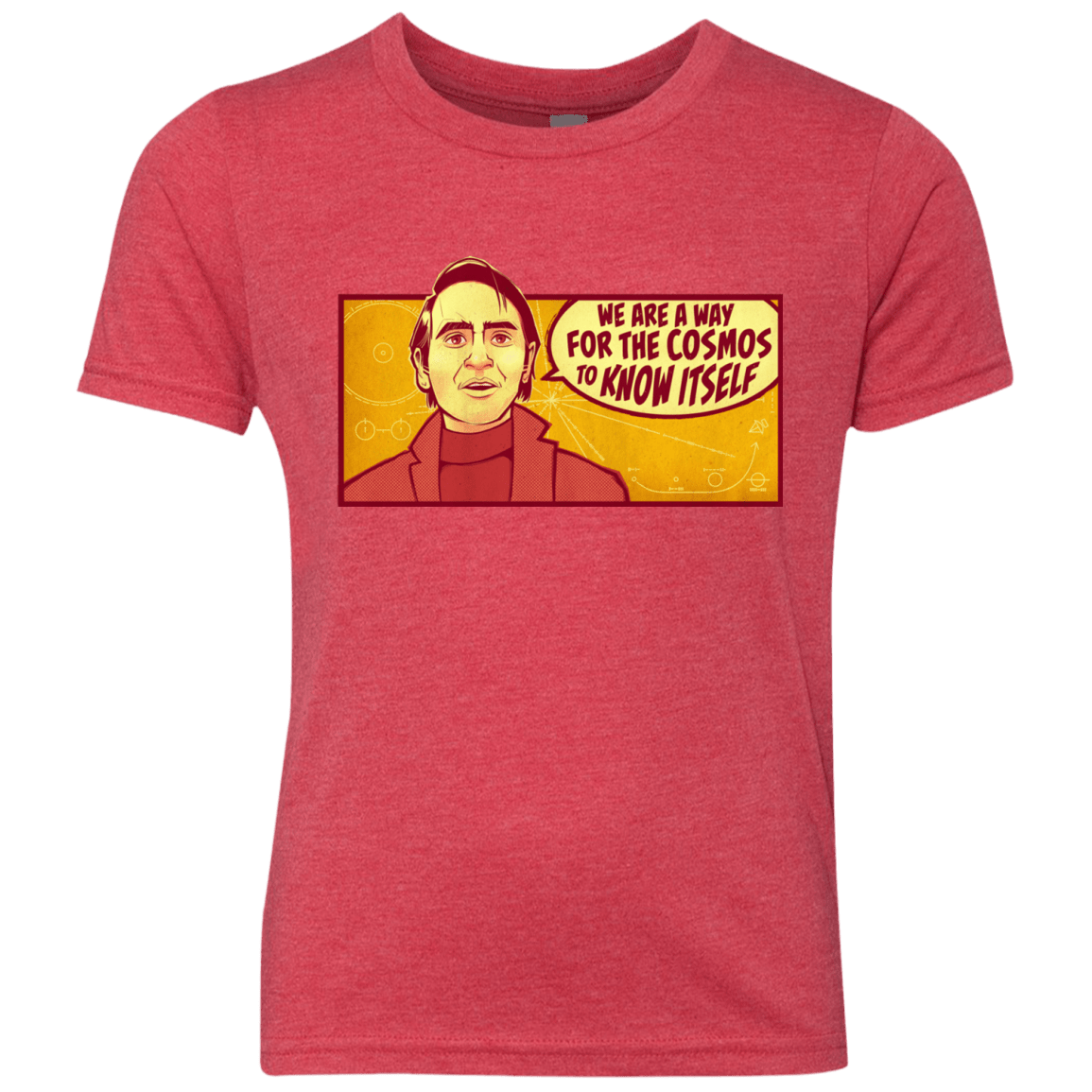 T-Shirts Vintage Red / YXS SAGAN Cosmos Youth Triblend T-Shirt