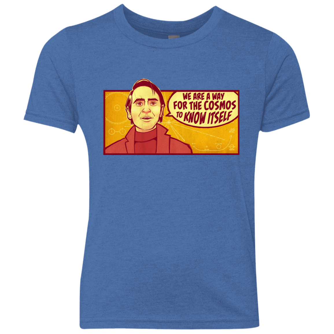 T-Shirts Vintage Royal / YXS SAGAN Cosmos Youth Triblend T-Shirt