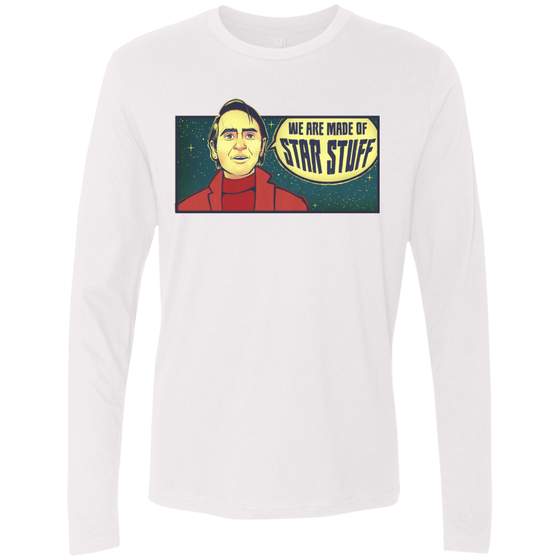 T-Shirts White / S SAGAN Star Stuff Men's Premium Long Sleeve