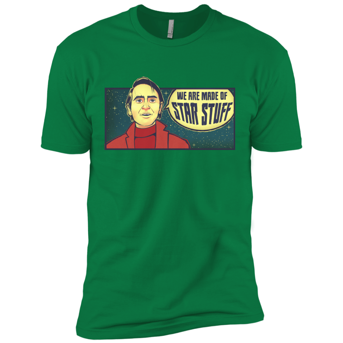 T-Shirts Kelly Green / X-Small SAGAN Star Stuff Men's Premium T-Shirt