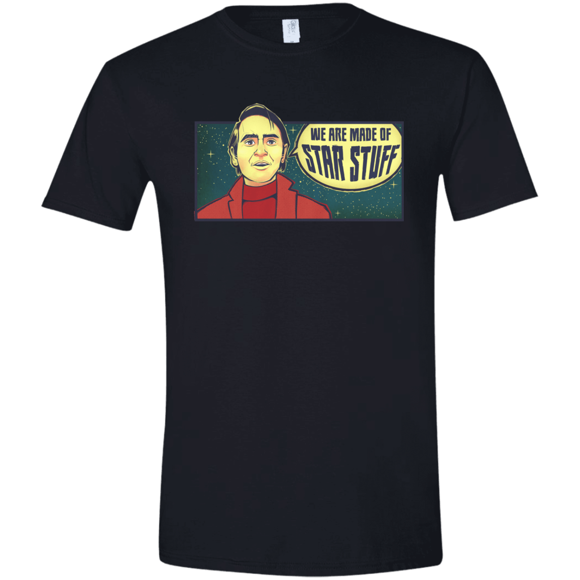 T-Shirts Black / X-Small SAGAN Star Stuff Men's Semi-Fitted Softstyle