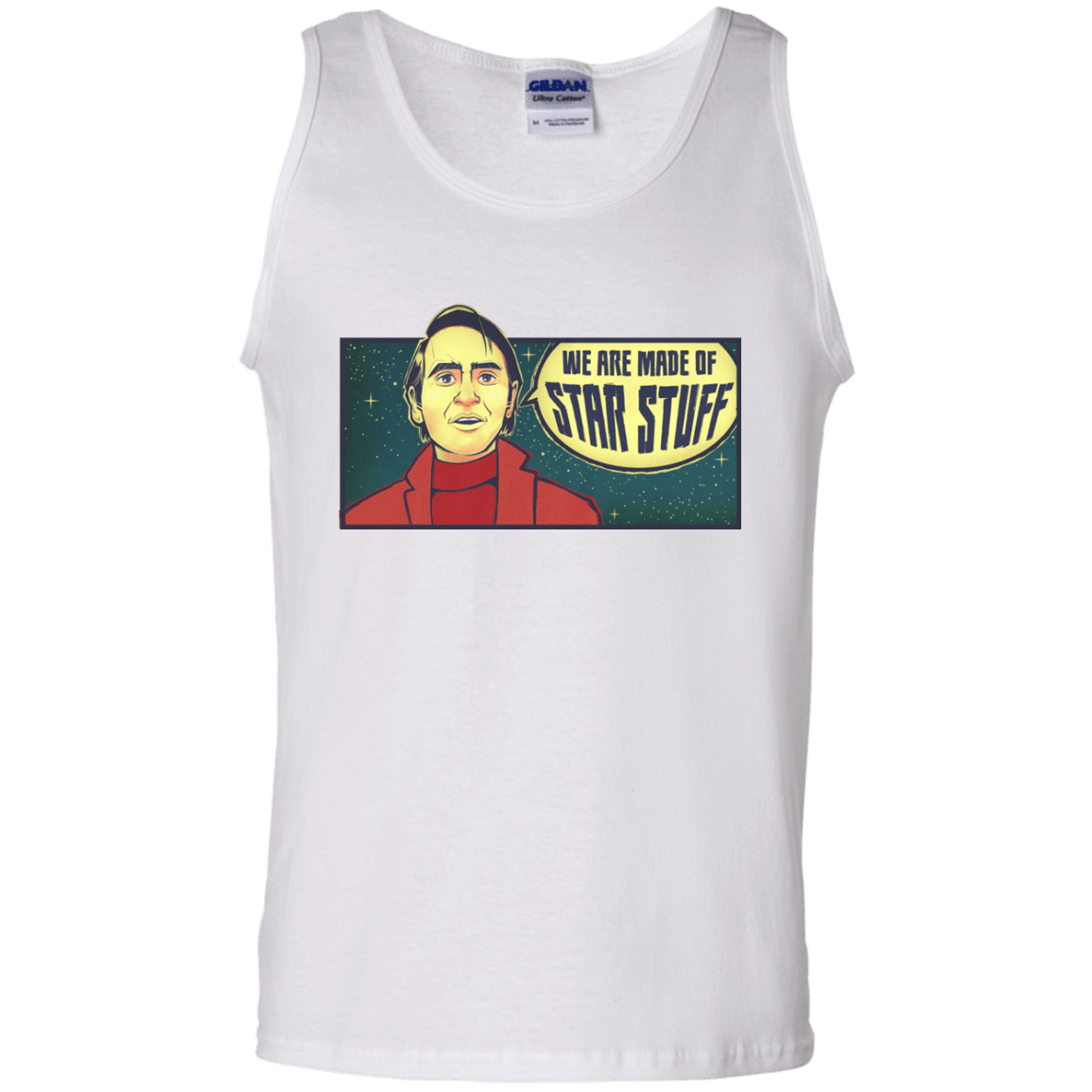 T-Shirts White / S SAGAN Star Stuff Men's Tank Top