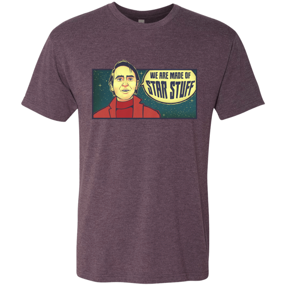 T-Shirts Vintage Purple / S SAGAN Star Stuff Men's Triblend T-Shirt