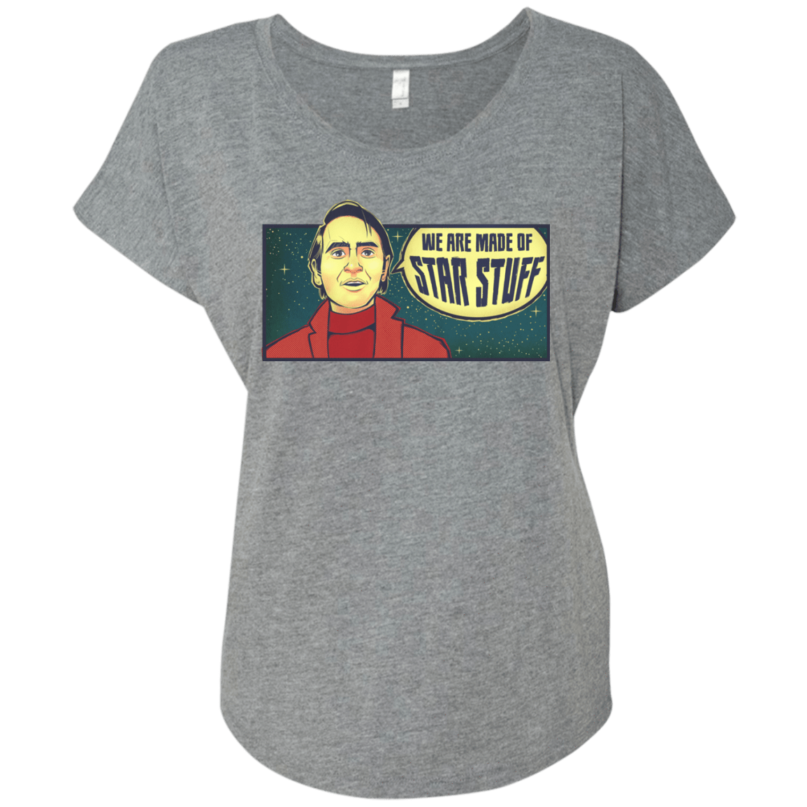 T-Shirts Premium Heather / X-Small SAGAN Star Stuff Triblend Dolman Sleeve