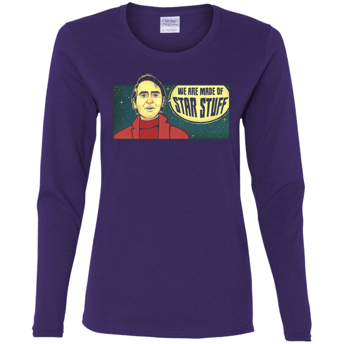 T-Shirts Purple / S SAGAN Star Stuff Women's Long Sleeve T-Shirt