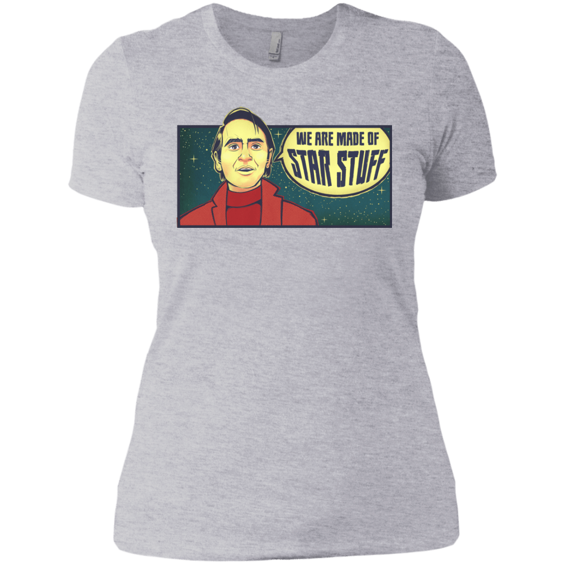 T-Shirts Heather Grey / X-Small SAGAN Star Stuff Women's Premium T-Shirt