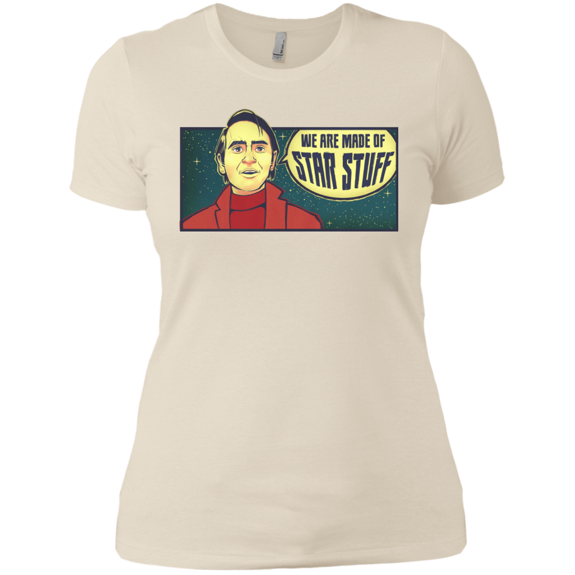 T-Shirts Ivory/ / X-Small SAGAN Star Stuff Women's Premium T-Shirt