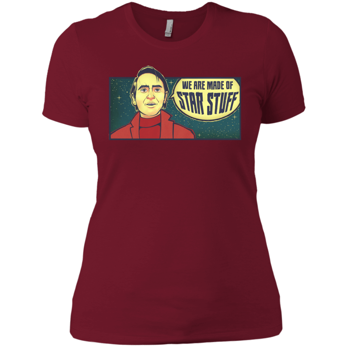 T-Shirts Scarlet / X-Small SAGAN Star Stuff Women's Premium T-Shirt