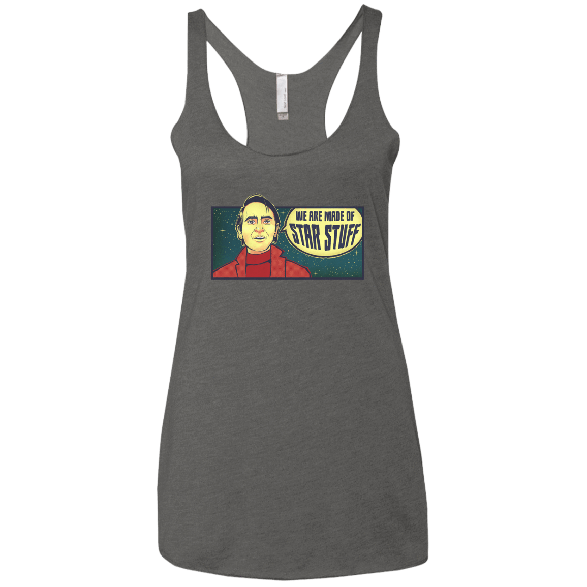 T-Shirts Premium Heather / X-Small SAGAN Star Stuff Women's Triblend Racerback Tank