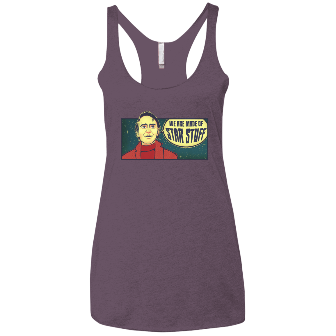 T-Shirts Vintage Purple / X-Small SAGAN Star Stuff Women's Triblend Racerback Tank