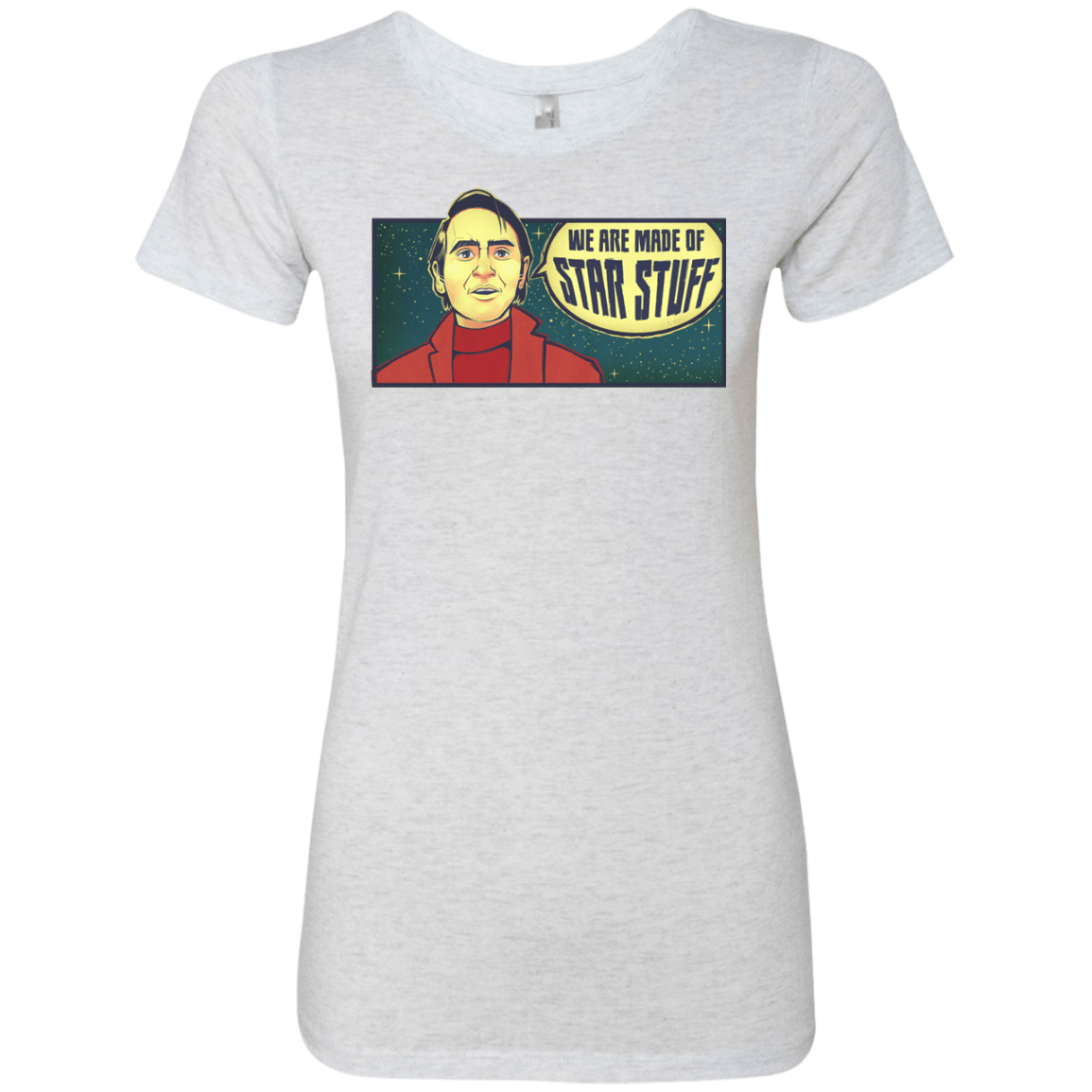 T-Shirts Heather White / S SAGAN Star Stuff Women's Triblend T-Shirt