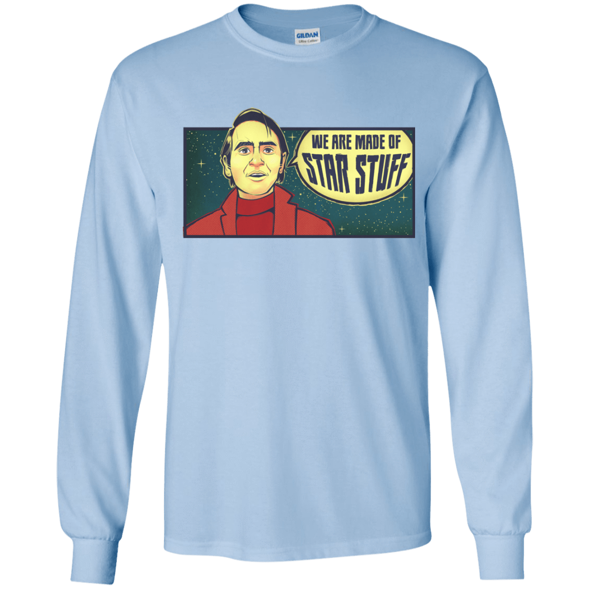 T-Shirts Light Blue / YS SAGAN Star Stuff Youth Long Sleeve T-Shirt