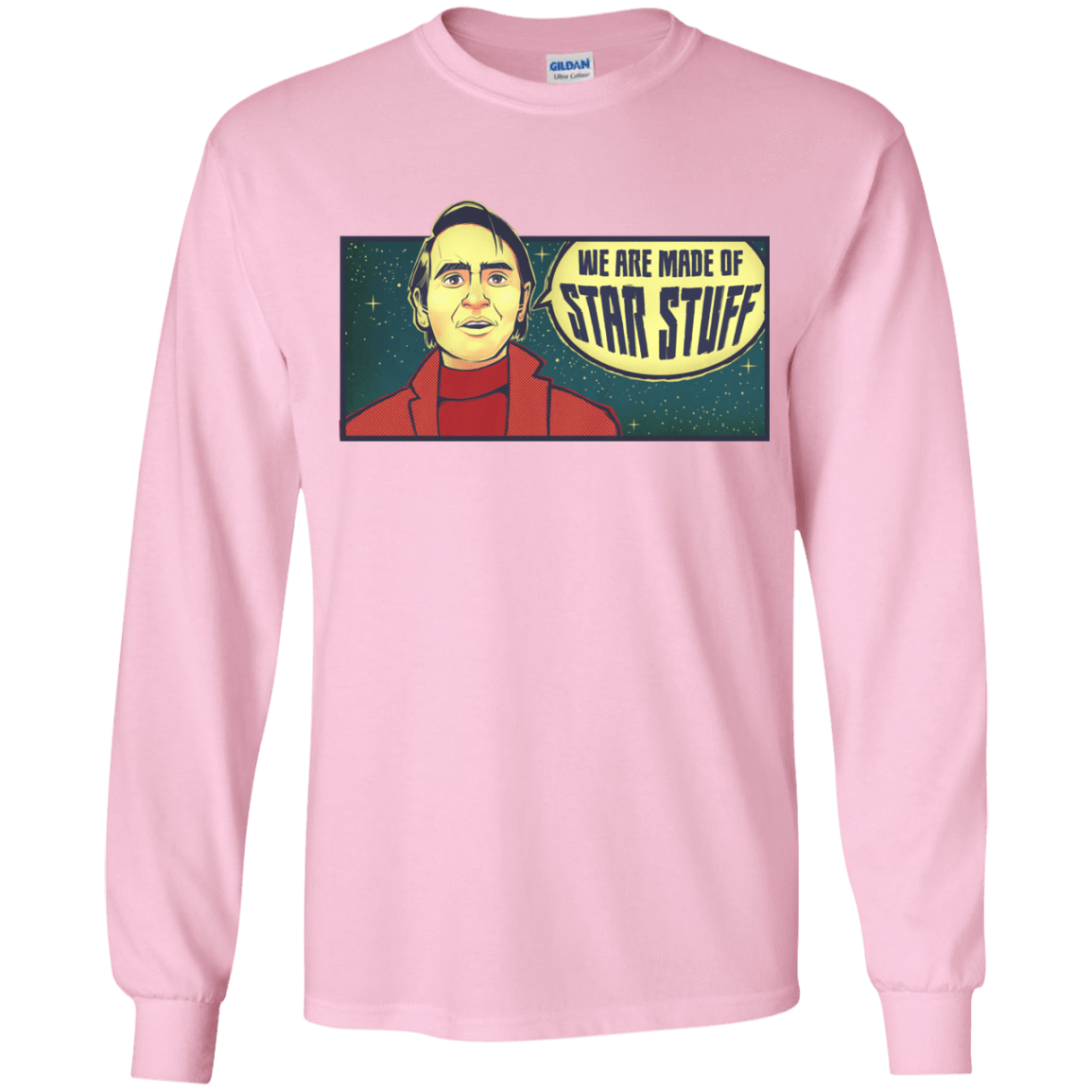 T-Shirts Light Pink / YS SAGAN Star Stuff Youth Long Sleeve T-Shirt