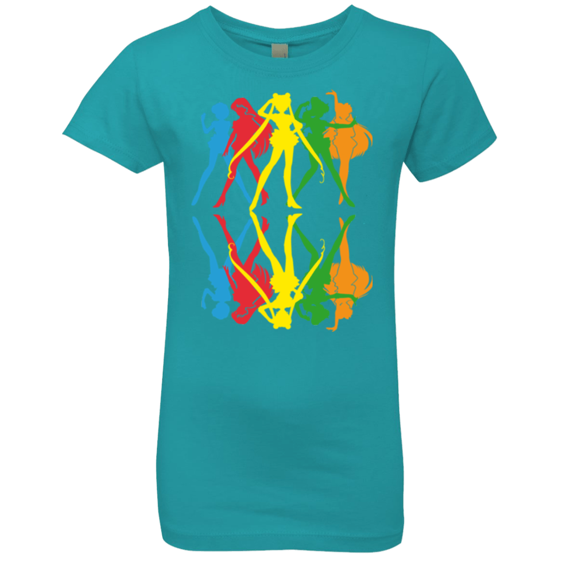 T-Shirts Tahiti Blue / YXS Sailor Mirror Girls Premium T-Shirt