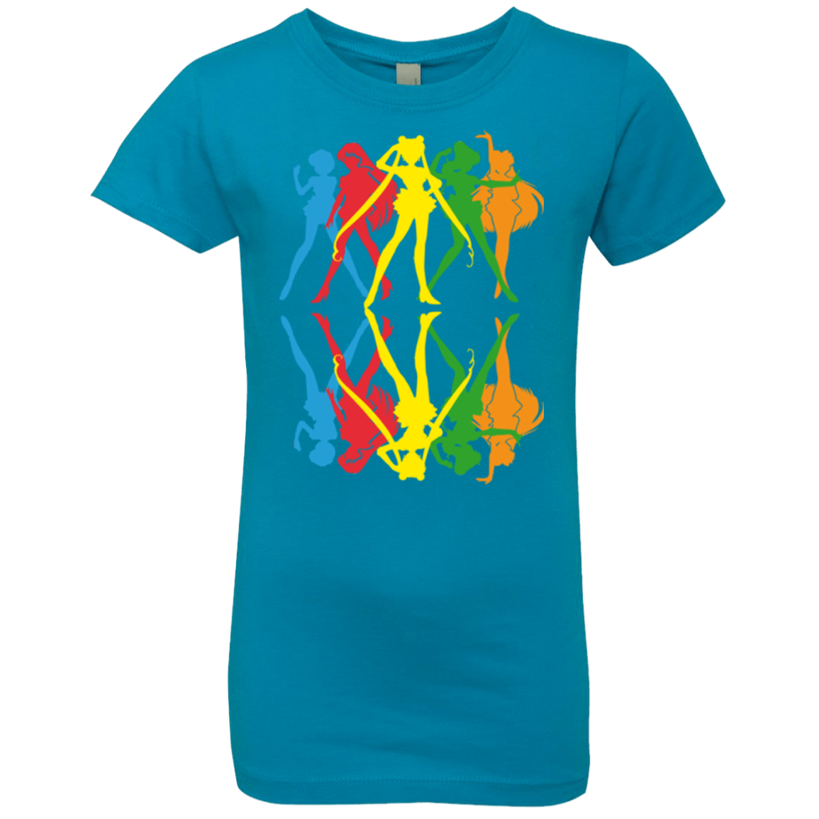 T-Shirts Turquoise / YXS Sailor Mirror Girls Premium T-Shirt