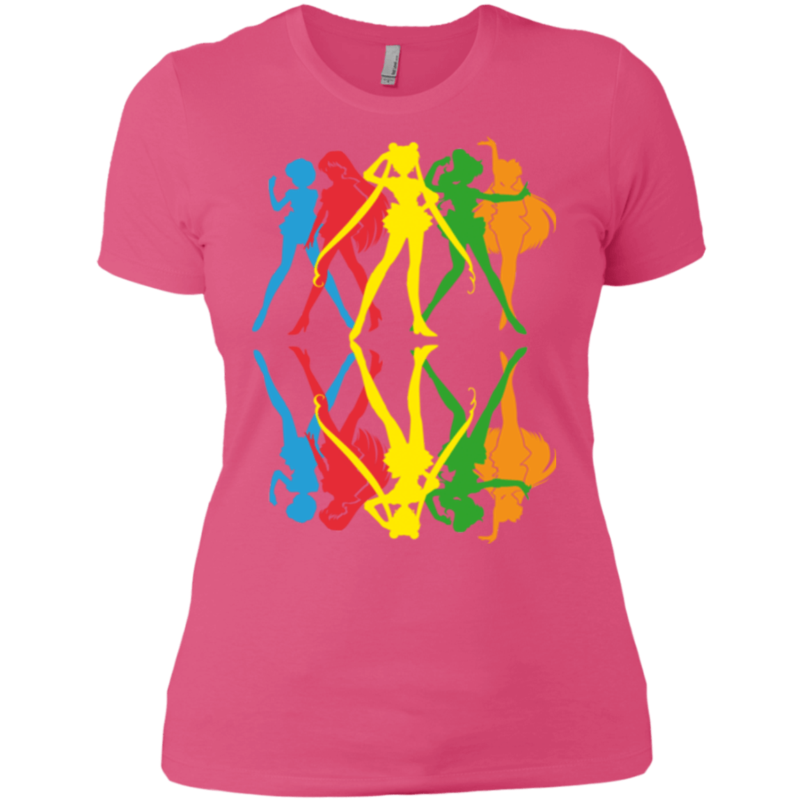 T-Shirts Hot Pink / X-Small Sailor Mirror Women's Premium T-Shirt