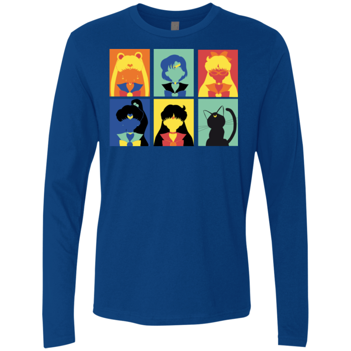 T-Shirts Royal / Small Sailor pop Men's Premium Long Sleeve