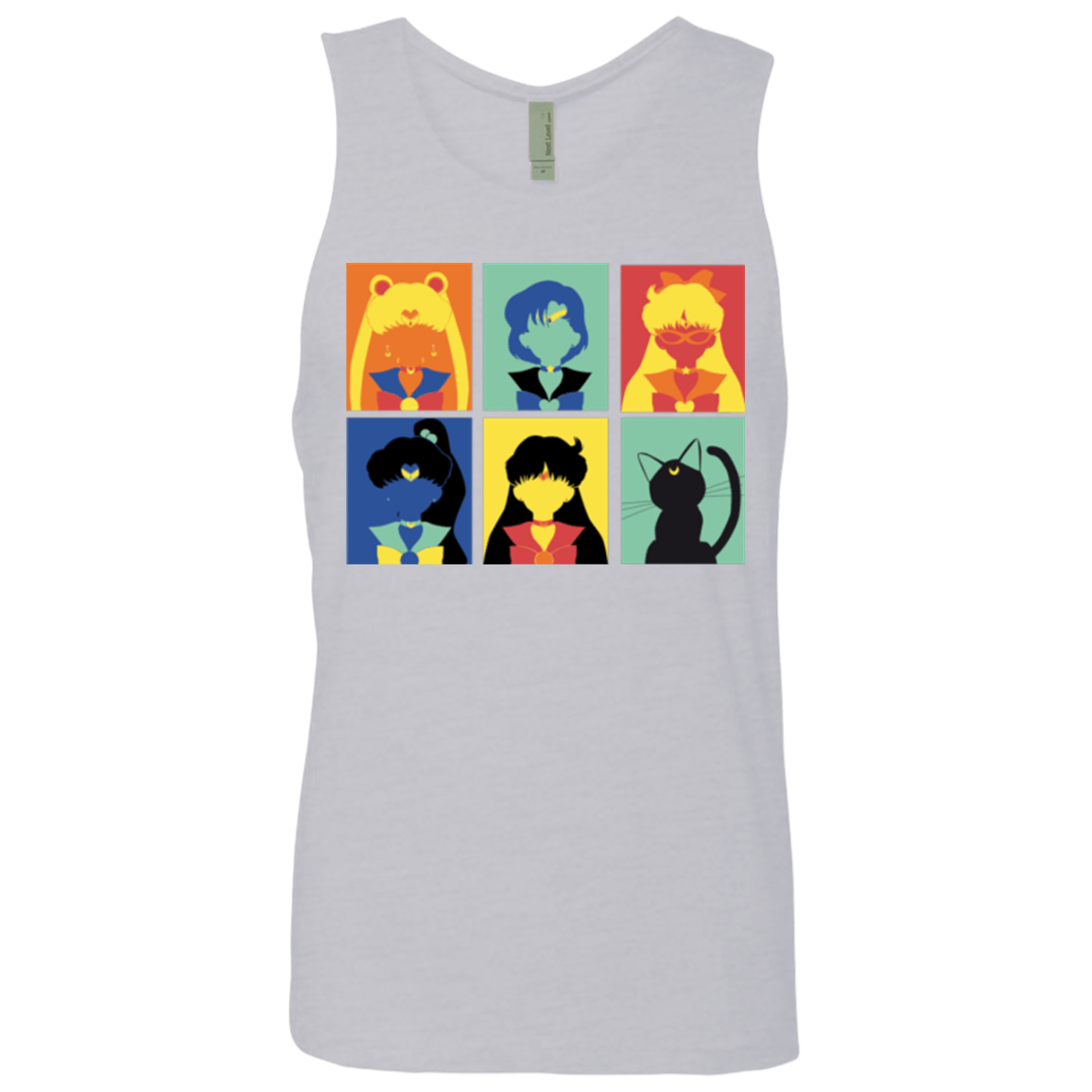 T-Shirts Heather Grey / Small Sailor pop Men's Premium Tank Top